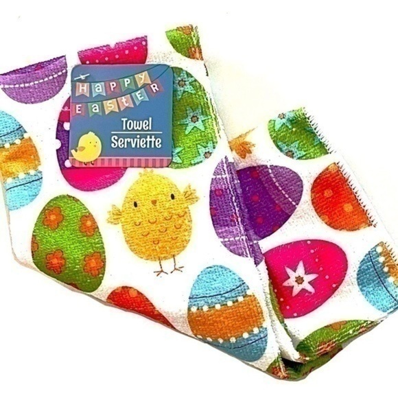 Other - 5 for $25! Hand / Tea Towel! Serviette! Easter! Chickens! Eggs!